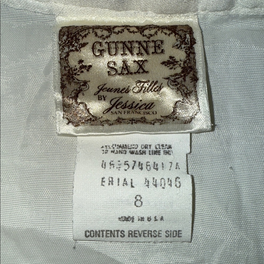 Vintage Gunne Sax Youth Girls Dress SZ 8 - Picture 7 of 11
